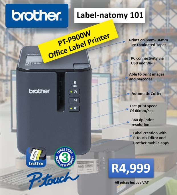 Broher P900W Label Promotion