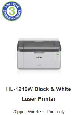 Brother HL-L1210W Mono Laser printer Brother HL-L1210W Mono Laser printer