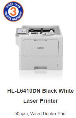 Brother HL-L6410DW Mono Laser printer Brother HL-L6410DW Mono Laser printer