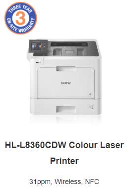 Brother HL-L8360CDW Colour Laser printer Brother HL-L8360CDW Colour Laser printer