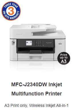 MFC-J2340DW Inkjet Multifunction Printer MFC-J2340DW Inkjet Multifunction Printer