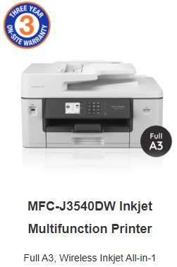 MFC-J3540DW Inkjet Multifunction Printer MFC-J3540DW Inkjet Multifunction Printer