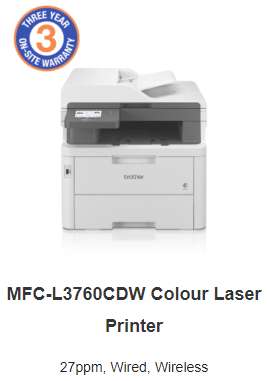 Brother MFC-L3760CDW Colour Laser Printer
