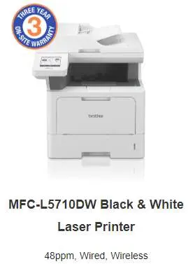 Brother MFC-L5710DW Mono Laser printer Brother MFC-L5710DW Mono Laser printer