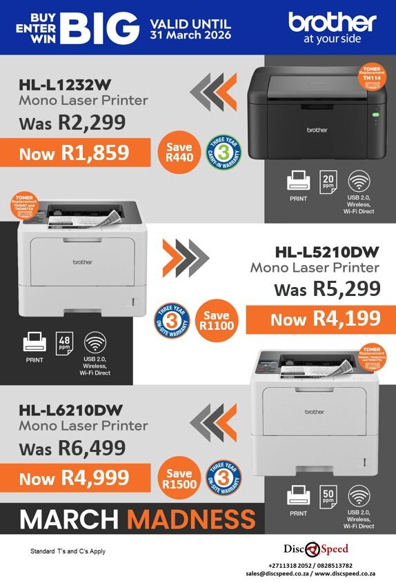 Brother Consumer Promotion - Brother-Epson Ink Tank Printers, Brother ...