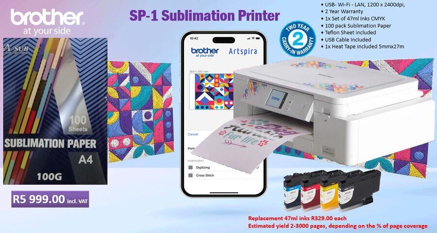 Brother SP1 Sublimation Printer