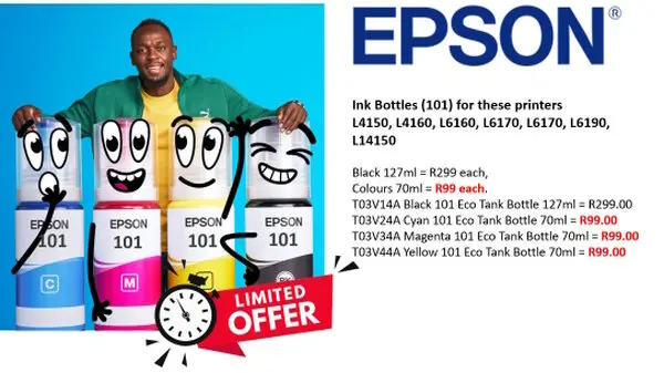 Epson 101 Ink August Special